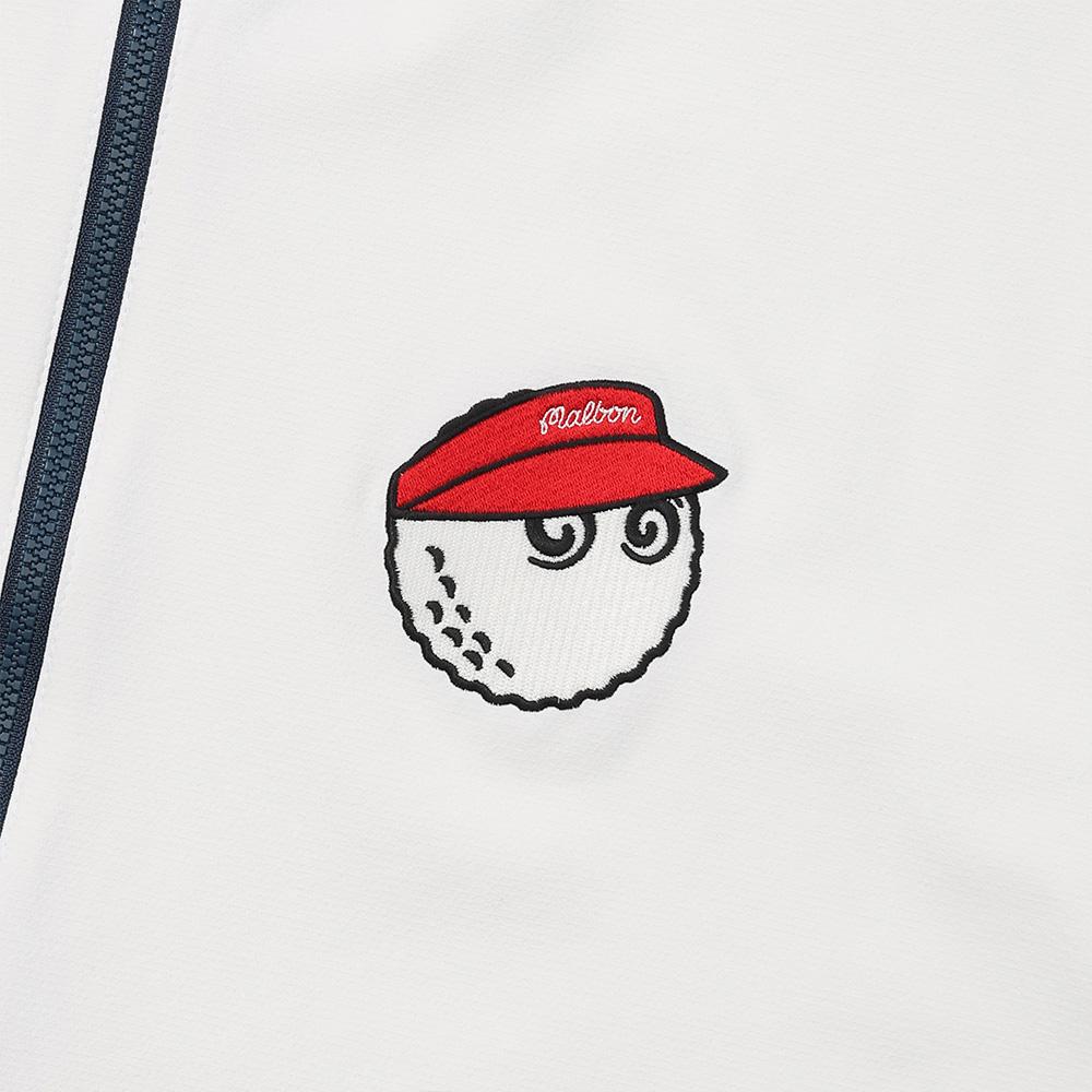 Malbon Golf Bucket Ventil Anorak White (Man)