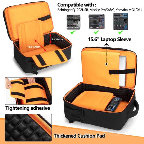 Trunab Mixer Case, Audio Mixer Bag, Audio Mixer Backpack, Mixer Bag