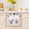 Easter Kitchen Towel 18"x26" Gnome Holding Easter Egg Buffalo Check Plaid Dish Towels Spring Home Kitchen Decor Hand Towels Set of 2