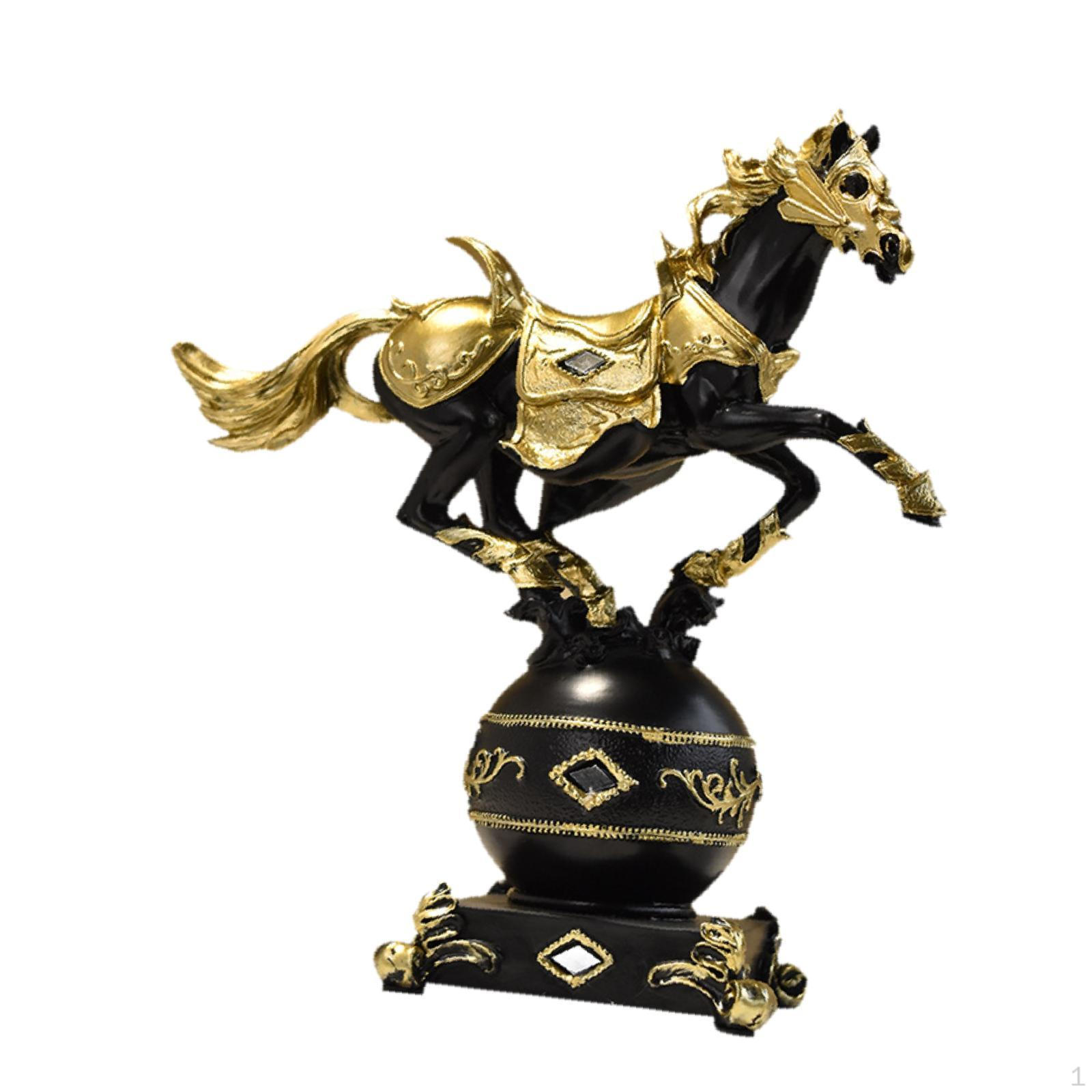 

Скульптура - Элегантное произведение искусства с изображением лошадей для домашнего декора