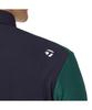 TaylorMade Color Block Long Sleeve Polo Shirt, Navy, Size M, Men's, 2024FW UN352