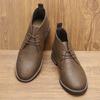 Retro Übergröße Desert Boots Herren Stiefeletten Marke Bequeme Lederstiefel für Herren