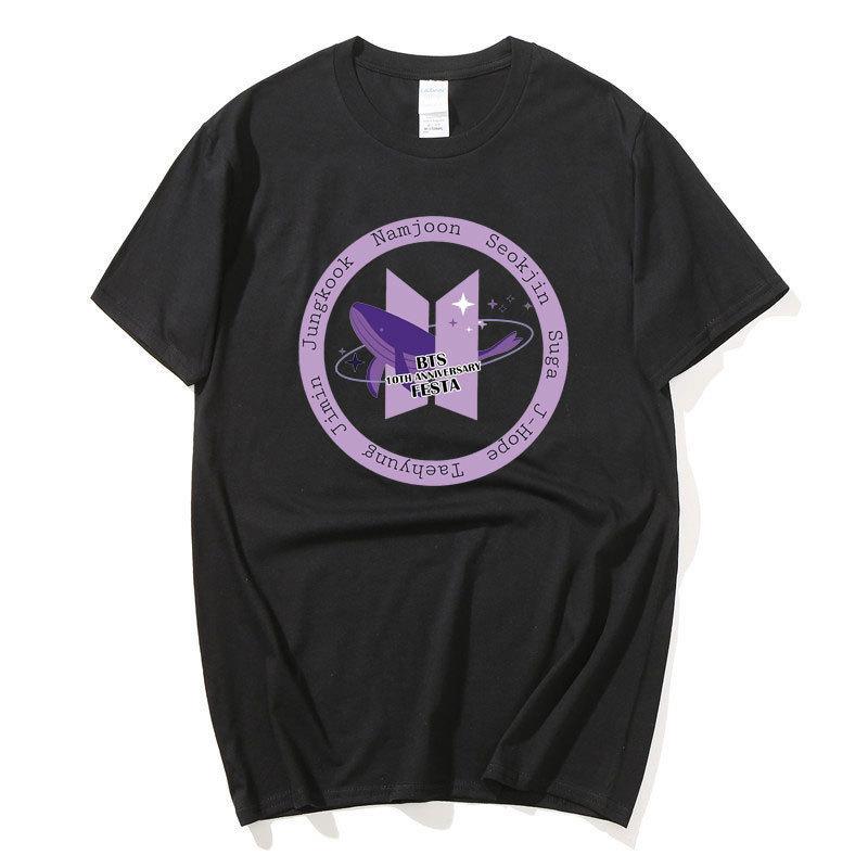 Small Group Ten Weeks Men S Group Peripheral Harajuku Printed Fashion Men S And Women S T-Shirts Top Short Sleeves S