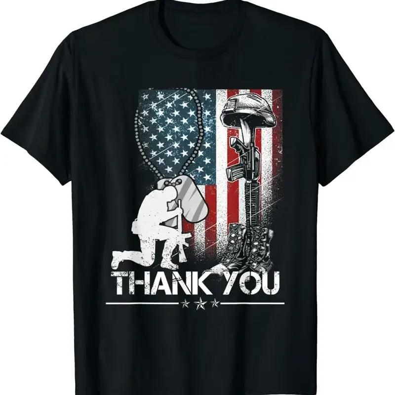 New Limited Distressed Memorial Day T Shirt Flag Military Size S 3xl