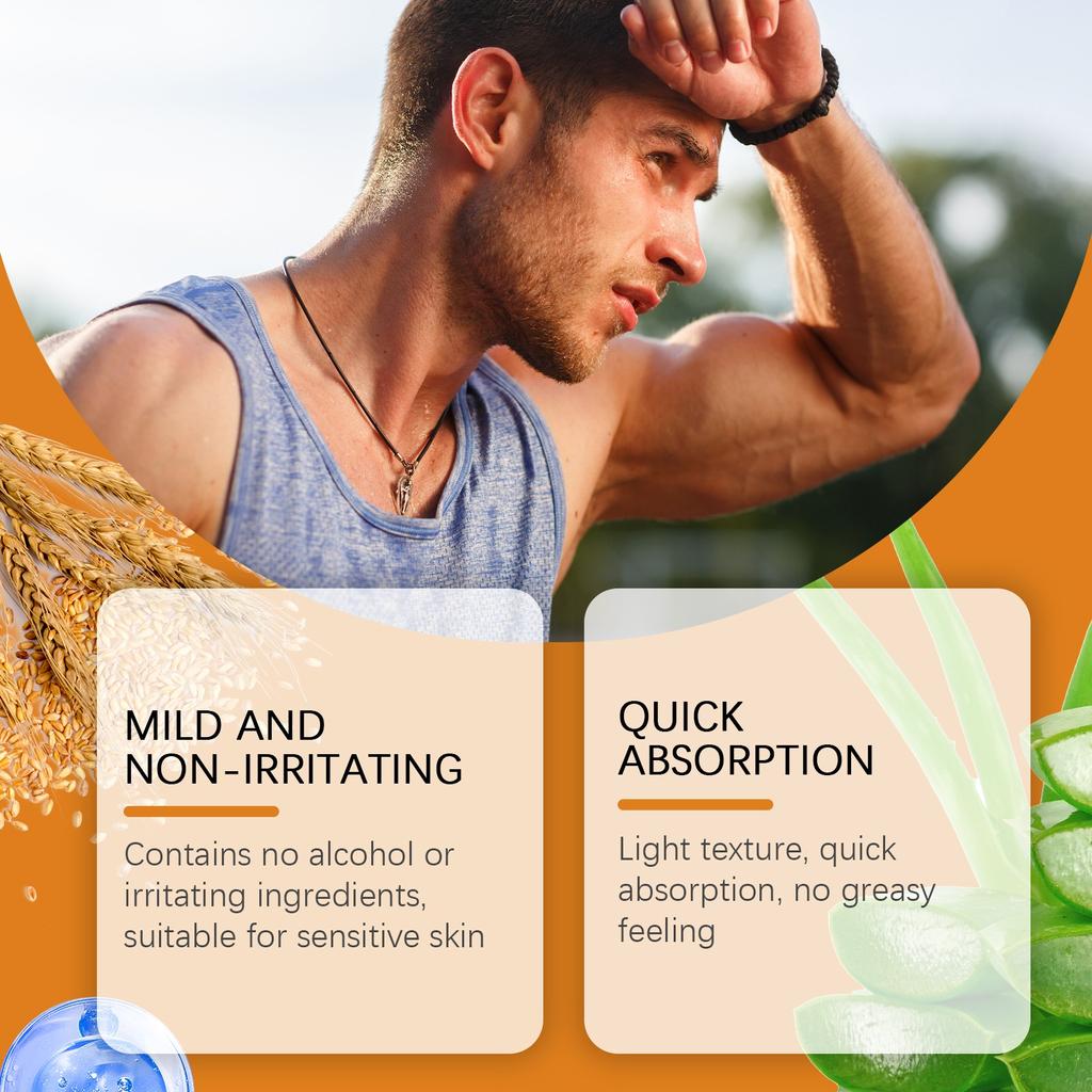 Face Lotion Face Antiperspirant And Sweat Inhibitor Face Antiperspirant Refreshing Longlasting Oil Control 60ML