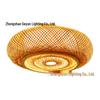 Zen Tea Room Bamboo Art LED Retro Ceiling Light for Homestay or Balcony