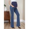 Maternity Jeans Flare Pants Slim Fit High Waist Stretch Casual Daily Wear