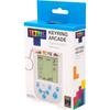 Tetris Key Ring Handheld Arcade Game - Retro mini portable handheld Tetris game with 15 levels of...