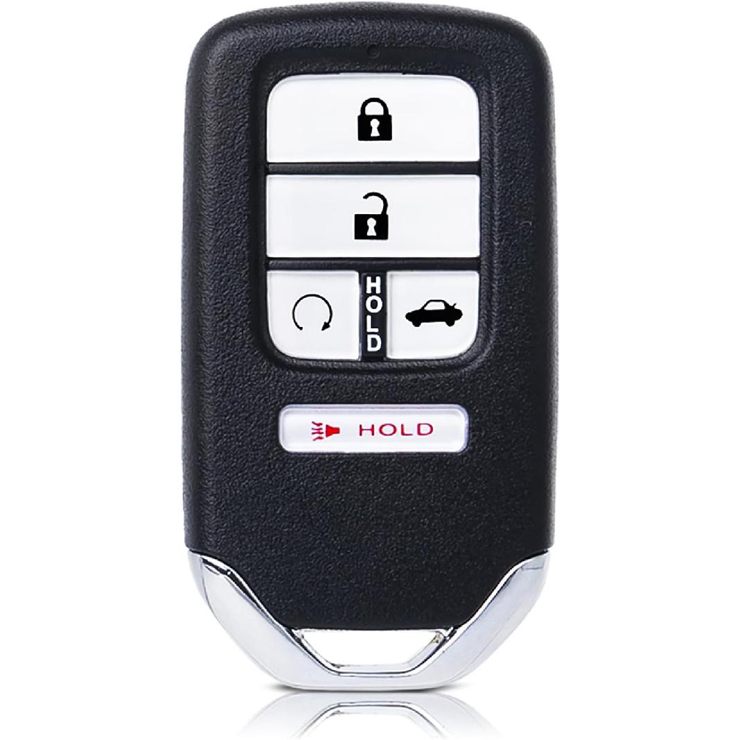 МеханическийМагический Брелок-Пульт Замены Подходит для Honda Civic 2016 2017 2018    KR5V2X Умный Дистанционный Ключ с Бесключевым Доступом Необрезанный 5 Кнопок