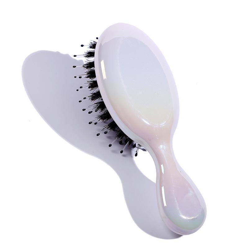 Portable Mini Pig Bristle Scalp Massage Comb for Children