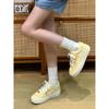 Thick-soled Little White Shoes Women's 2 Spring New Versatile Sports and Leisure Bread Shoes Heightening Board Shoes