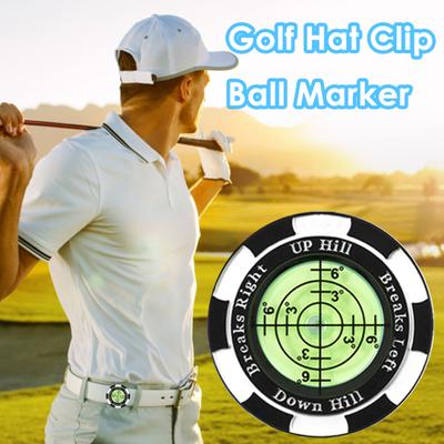 Golf Ball Marker with High Plastic Golf Putting Green Reader Precision Portable Marker Clip Professional