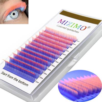 Nový 2022 nový žiariaci mejkap na oči s jednoduchým naštepením umelých mihalníc Soft Realistic 8-13 mm 0,07 mm a 0,10 mm C/D očný make-up môže svietiť vo svetle