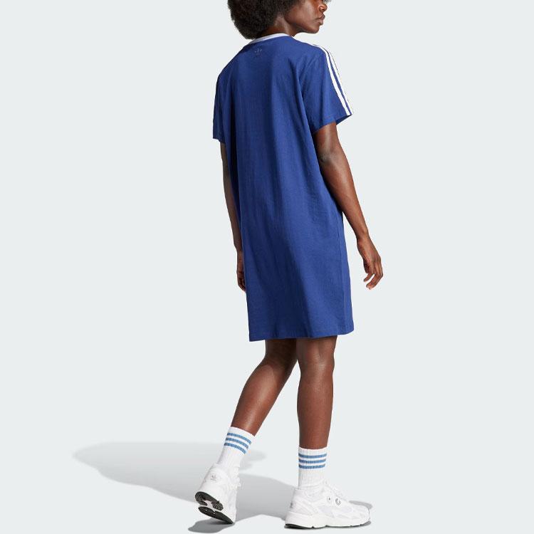 Adidas Originals Vrct Graphic Tee Dress Women Dresses Dark-Blue IT9853