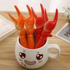 New-style Personalized Creative Crab Claw Pen, Fun Crab Clip Neutral Pen, Press-type, Can Clip Krabs Ballpoint Pen