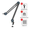 Adjustable Microphone Boom Arm Stand Bracket For Gaming Streaming Recording Usb Condenser Mic Desktop Mount Fold Mike Holder