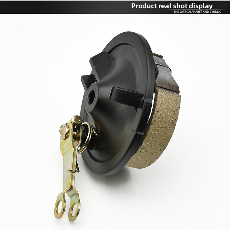 110 type square groove brake drum cover assembly for electric vehicle front brakes, universal for front wheel brakes