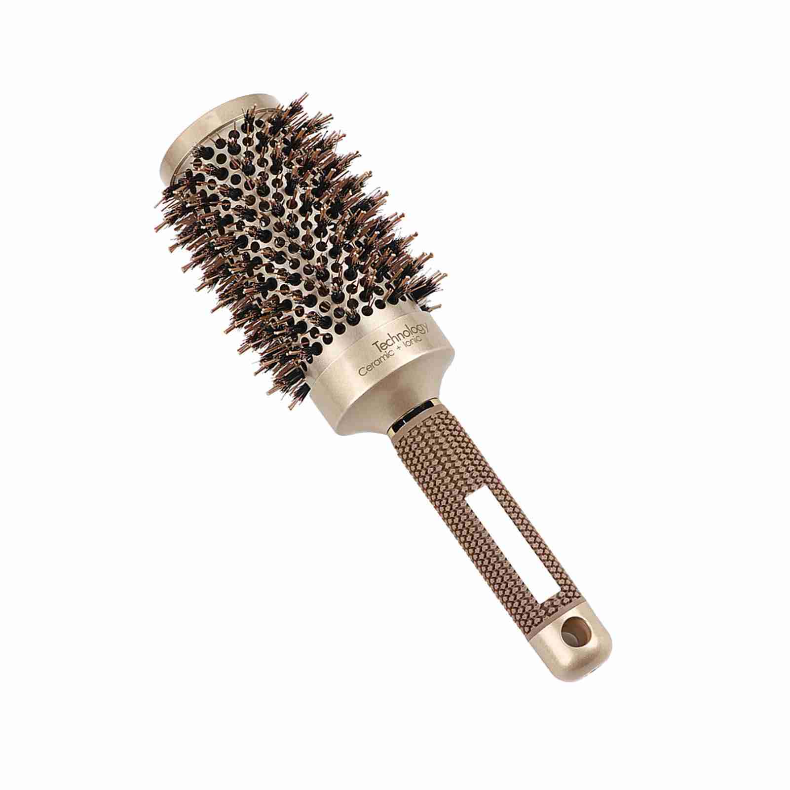 

Салон парикмахерских услуг щипцы для завивки волос здоровая керамическая круглая расческа для волос 53 мм