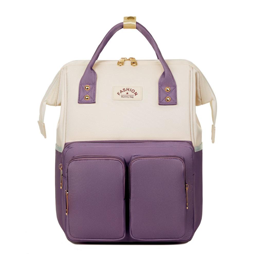 Oxford Cloth, Simple Large-capacity Backpack, Multi-functional Mommy Bag, Lightweight and High-value for Mother and Baby Going Out