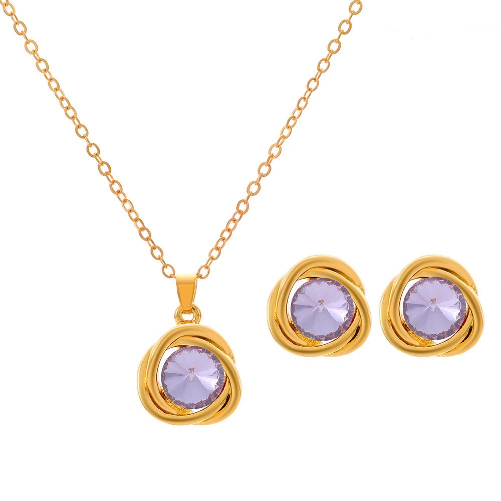 Elegant Pearl Teardrop Necklace & Stud Earrings Set for Bridal