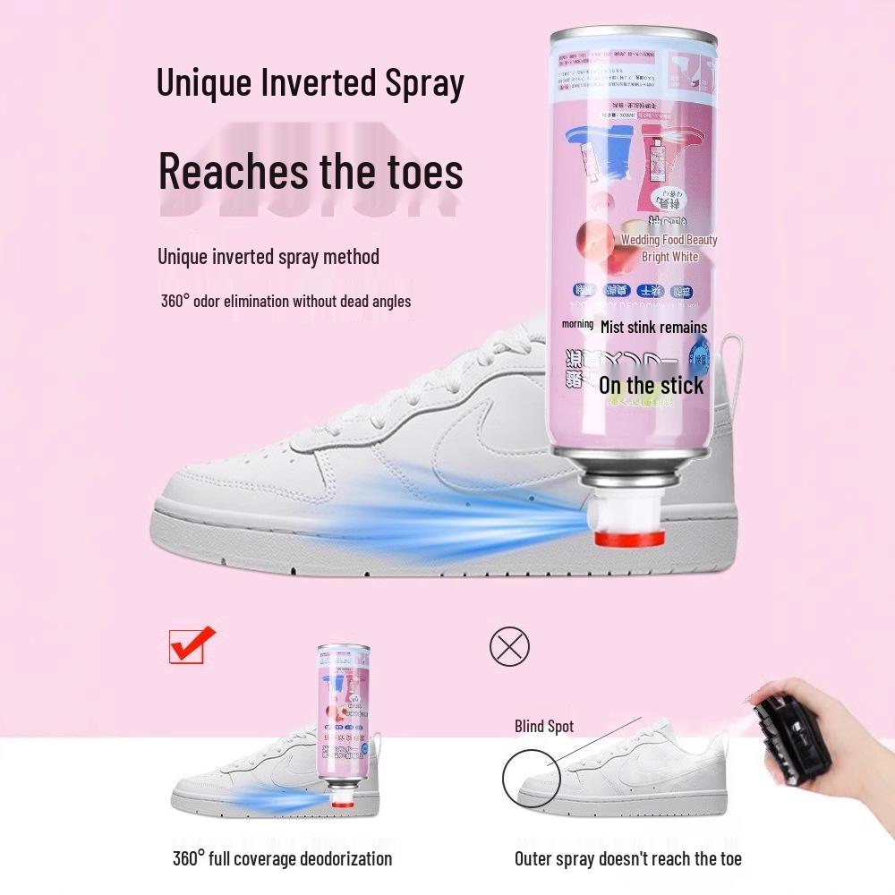 Sneaker and Shoe Deodorizer Spray - Anti-Odor, Refreshing Silver Ion Formula for Shoes and Socks
