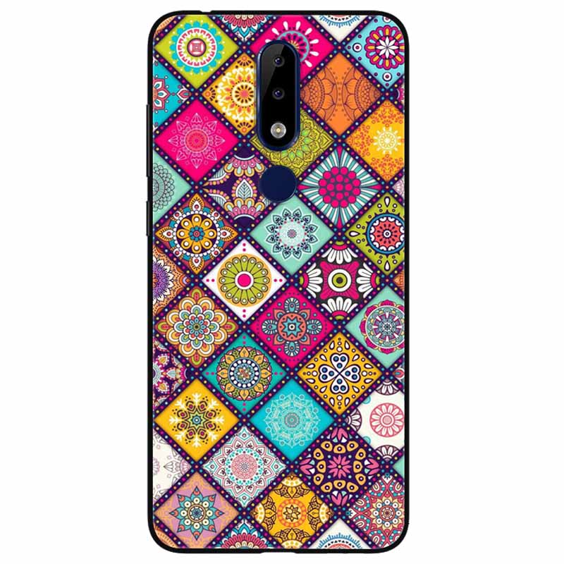 For Nokia 5.1 Plus Case Soft Silicone Cartoon Fashion TPU Phone Cases for Nokia X5 Cover 5.1Plus Cute for NokiaX5 Protective
