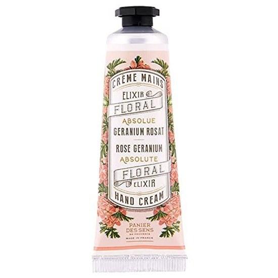 Panierdessens Hand Cream Box Gift Moisturizing Peony Scented Rose Geranium 30mL (Hand Skin Silk-like Texture Rose) Made France Wrapping