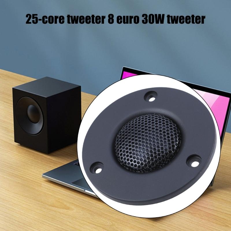 High Sensitivity Sound Tweeters Loudspeaker with Heat Dissipation 8Ohm 30W for Home Speakers Systems Enhancing Acoustics