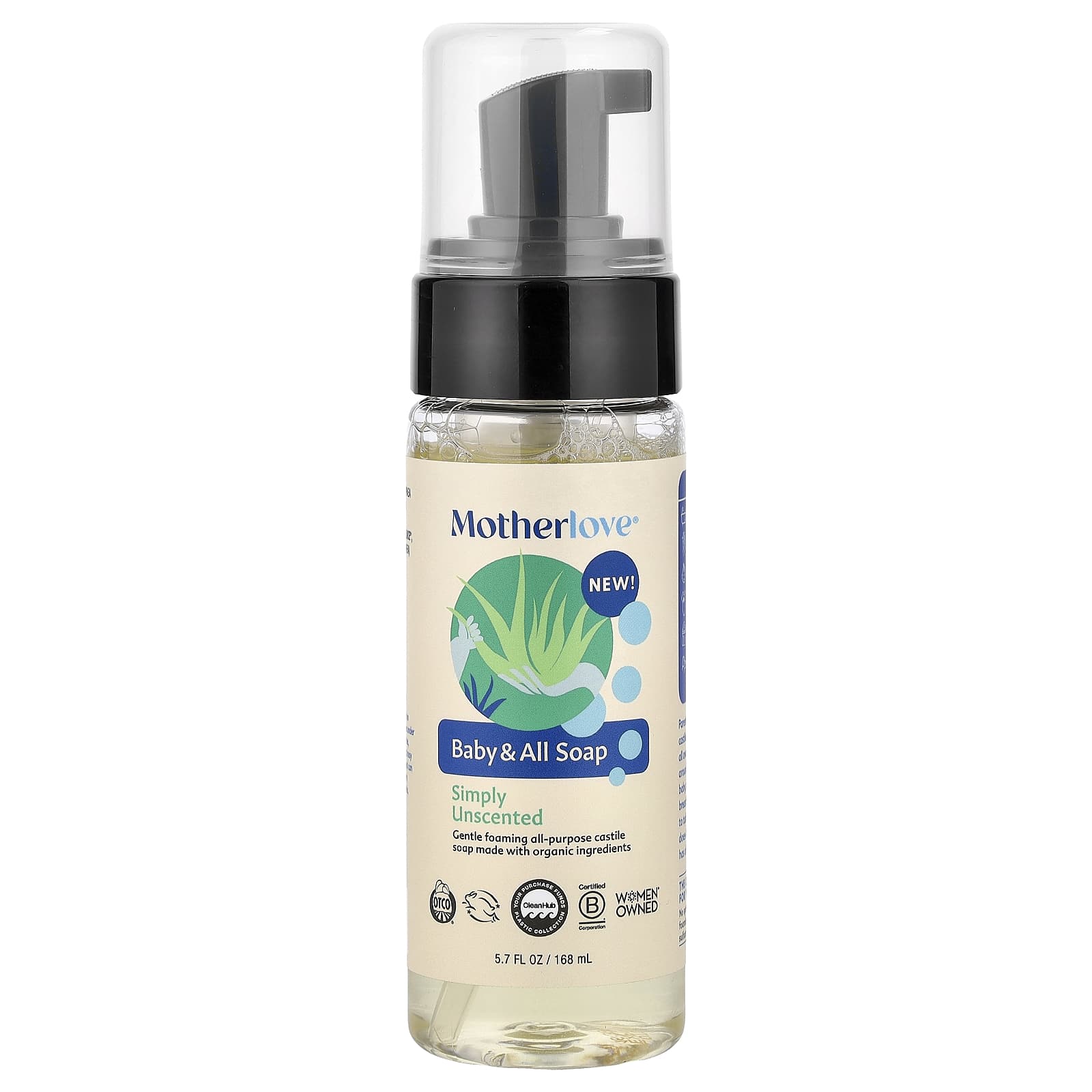 

Baby & All Soap, Simply Unscented, 168 Ml (5.7 Fl Oz)