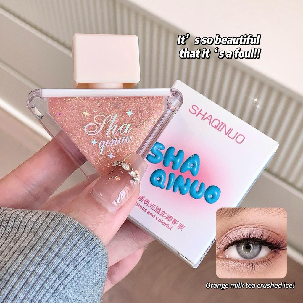 SHAQINUO Schimmernde und farbenfrohe Lidschattenflüssigkeit