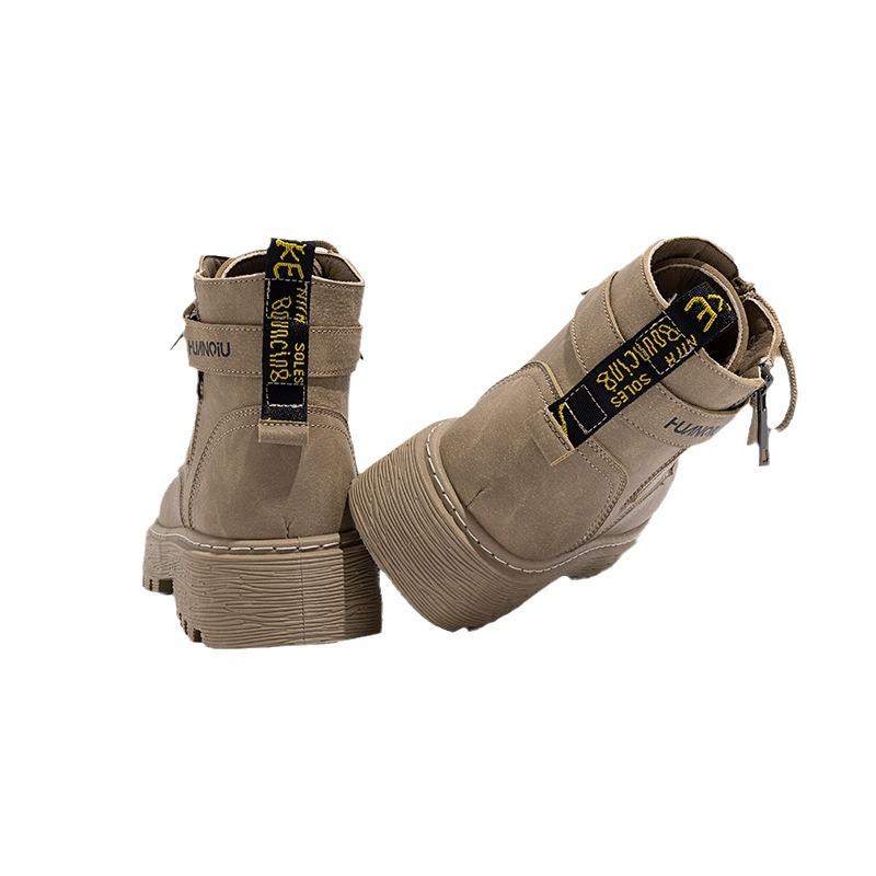 Global ZHQ-HY256 Martin boots men's spring men's tooling wear-resistant sports and leisure British style rhubarb boots