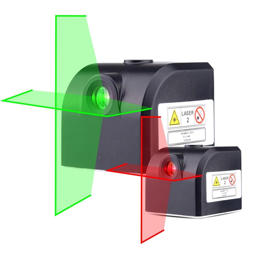 Portable Mini Cross Red Laser Levels Meter 2 line 1 point 650nm Leveling Instrument with LED indicator Magnet fixation