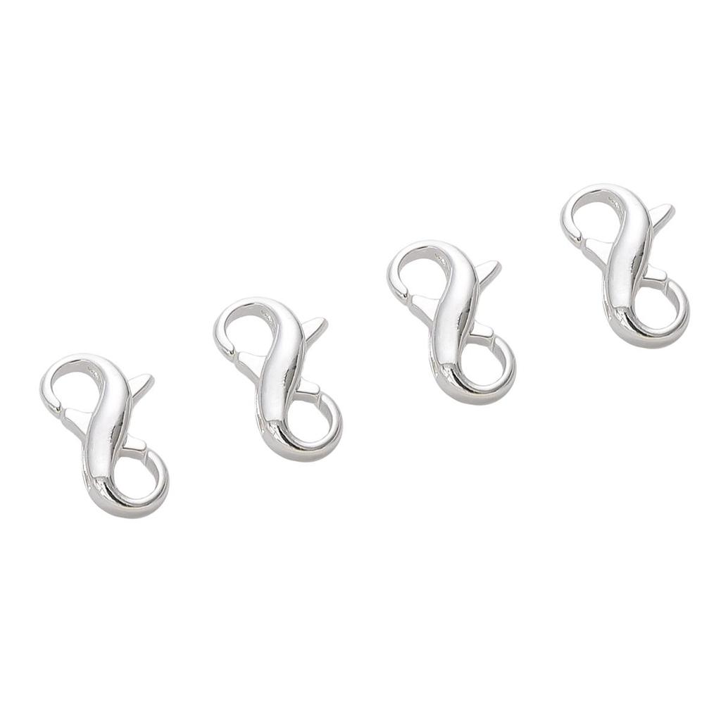 Kobber 8-formede Spennelåser For DIY Smykkefremstilling Armbånd Halskjede Håndverkstilbehør