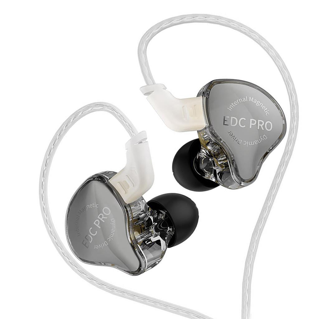 Earphones Dynamic Coils HiFi Headphone Sound Sports Earbud Noise Cancelling Earpieces with Detachable Cable