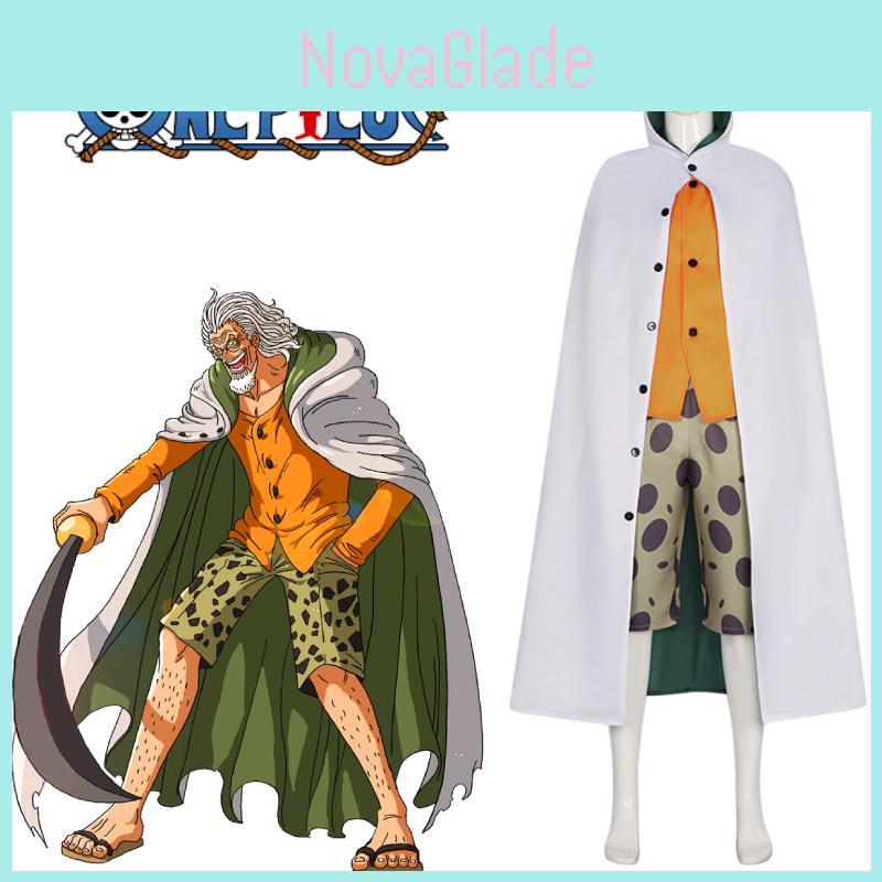 One Piece Silvers Rayleigh Cosplay Kostüm Halloween Anime Kleidung