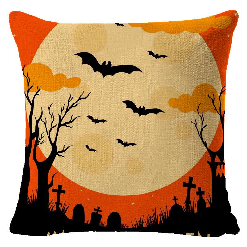New Halloween Pillow Case Halloween Pillow Core Bed Home Decoration Bedside Cushion