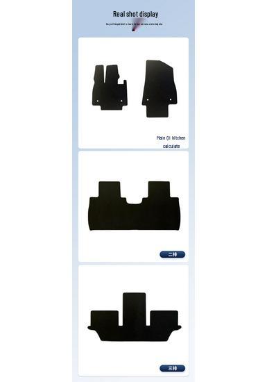 IM LS9 Six-Seater Car Floor Mats: Durable, Dirt-Resistant Nylon, Easy-Clean, Original Mold Design