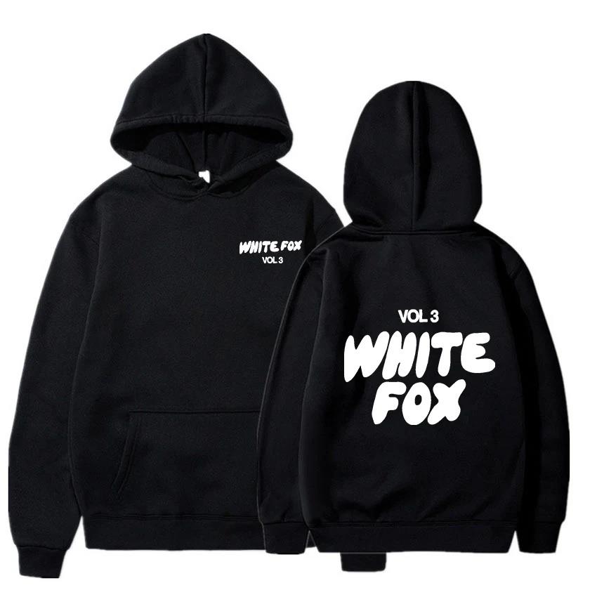 

Мужская толстовка с капюшоном WHITE FOX Jogging Print Letter 2024 Осень-зима 2024 Повседневная мода Хип-хоп Уличный топ с длинными рукавами