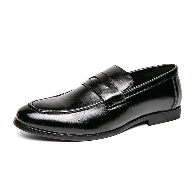 Genuine Leather Men's Slip-on Comfortable Leather Shoes