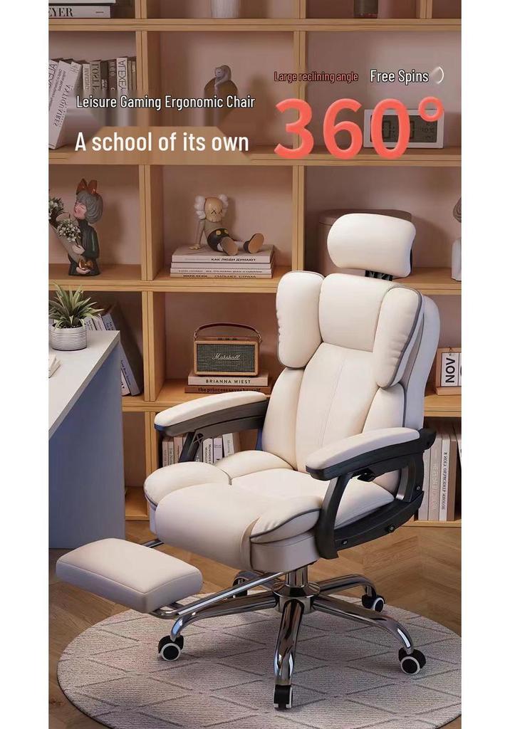 Ergonomic Gaming and Office Chair with Back Support - Ideal for Long Sitting and Live Streaming