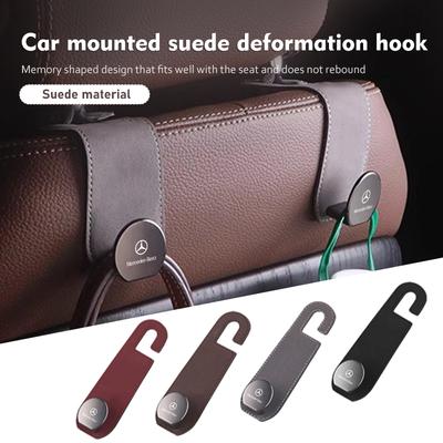 Wildleder Auto Sitz Organizer Haken Tasche Halter Aufbewahrungszubehör Für Mercedes Benz CLK GLC W212 C200 C300 W203 W204 W205 W169 W176 BF1 c13
