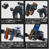 Bicycle Smartphone Holder, 360 Degree Rotation, Vibration Absorption, Bike Mobile