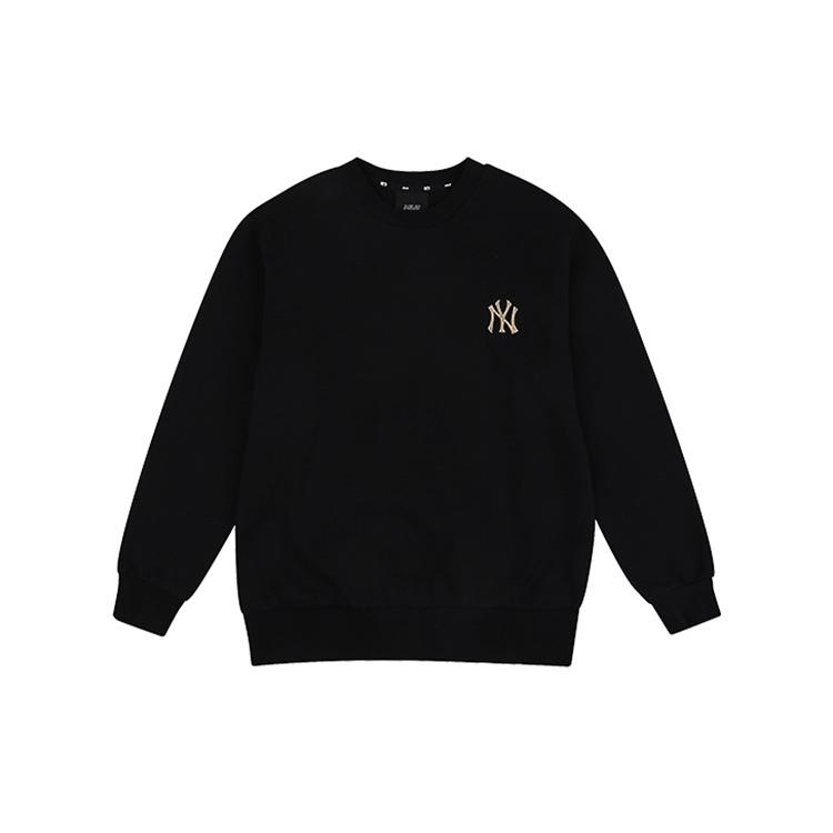 New MLB Old Flower Sweatshirts Unisex Black 31MTX7011-50L