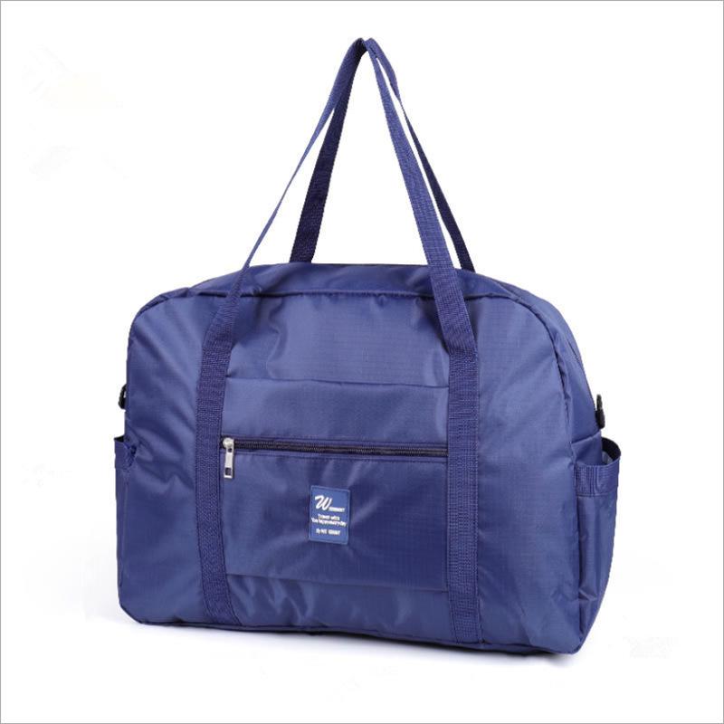 Trendy Waterproof Folding Travel Bag: Large Capacity Trolley Luggage & Fitness Storage