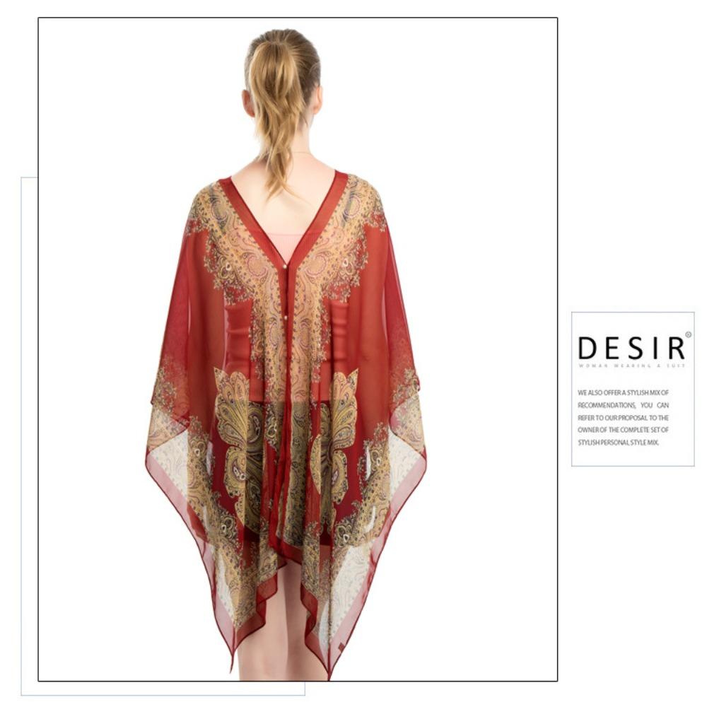 Luxury Beach Shawl Breathable Scarf Shawl Fashion Bikini Cover Tops  Beach