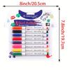 16pcs Random Color Fabric Markers, Non-Toxic Textile Pens, Ideal for DIY T-Shirt, Shoes, Clothes, Wood, Stone Art Craft