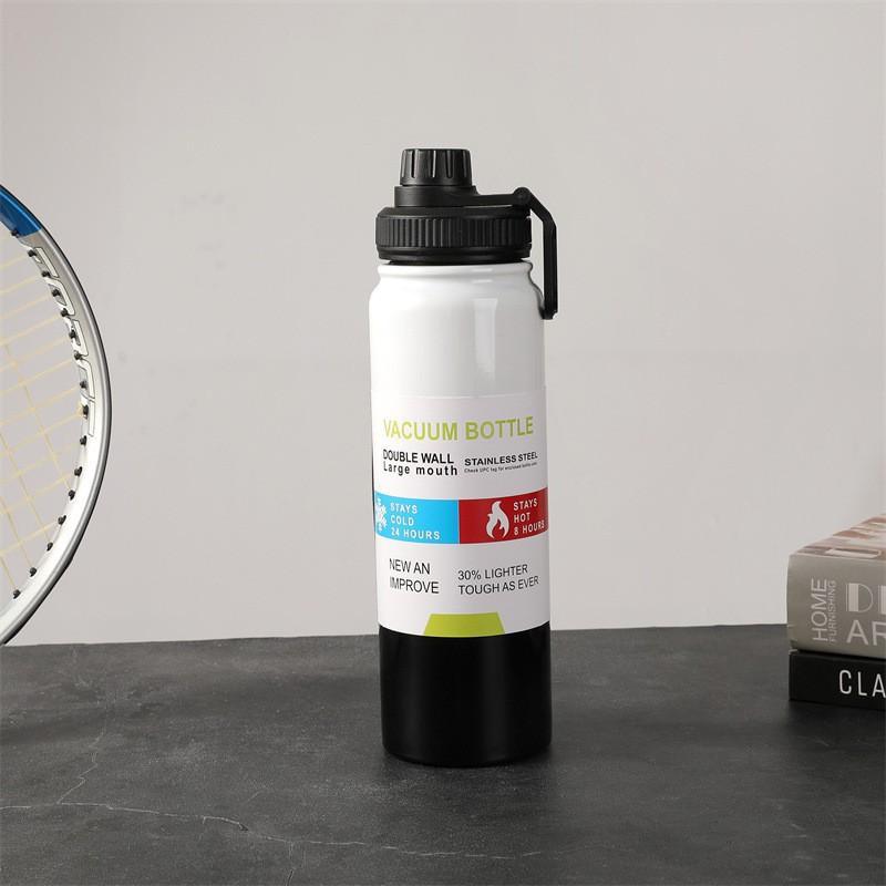 Stainless Steel Thermal Cup 600ML 800ML 1000ML Thermos Bottle Keeps Cold and Heat Thermal Mug Sports Insulated Cup Vacuum Flask