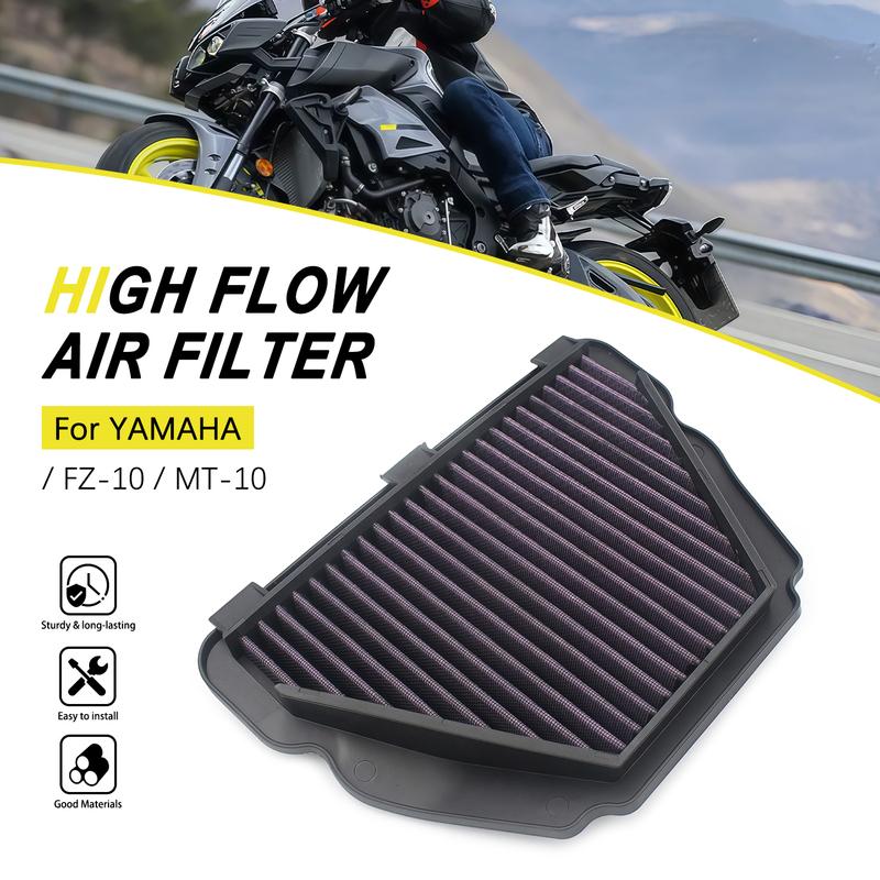 Air Filter Cleaner Element For Yamaha YZF R1S 2016-2018 YZF R1M R1 2015- MT-10 2018- FZ10 2CR-14451-00-00 Motorcycle