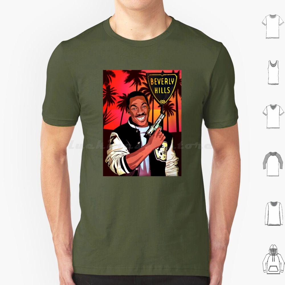 Beverly Hills Cop T Shirt Cotton Men Women DIY Print Beverly Hills Cop Eddie Murphy Comedy 80s 90s Film Movies Coming To