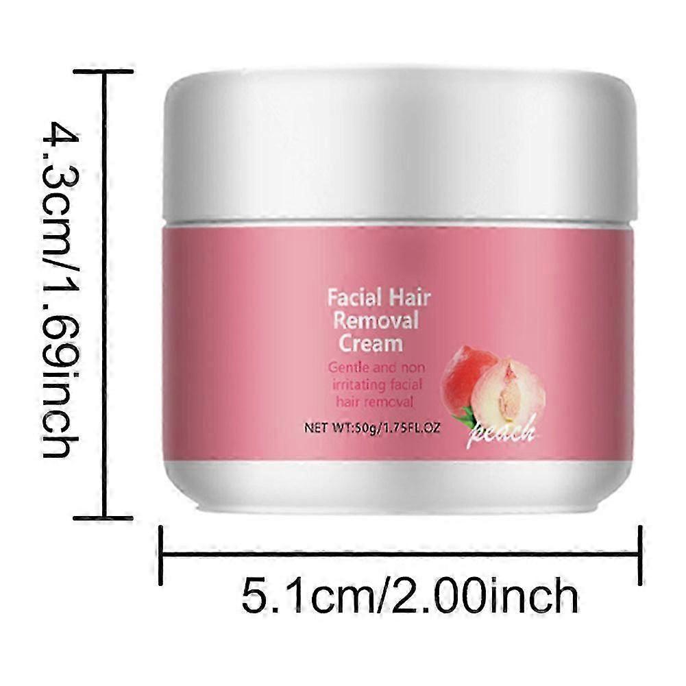 Gentle Hair Removal Cream for Sensitive Skin, Painless Depilatory Cream for Women & Men, At-Home Hair Remover, Fast & Long-Lasting Smooth Skin